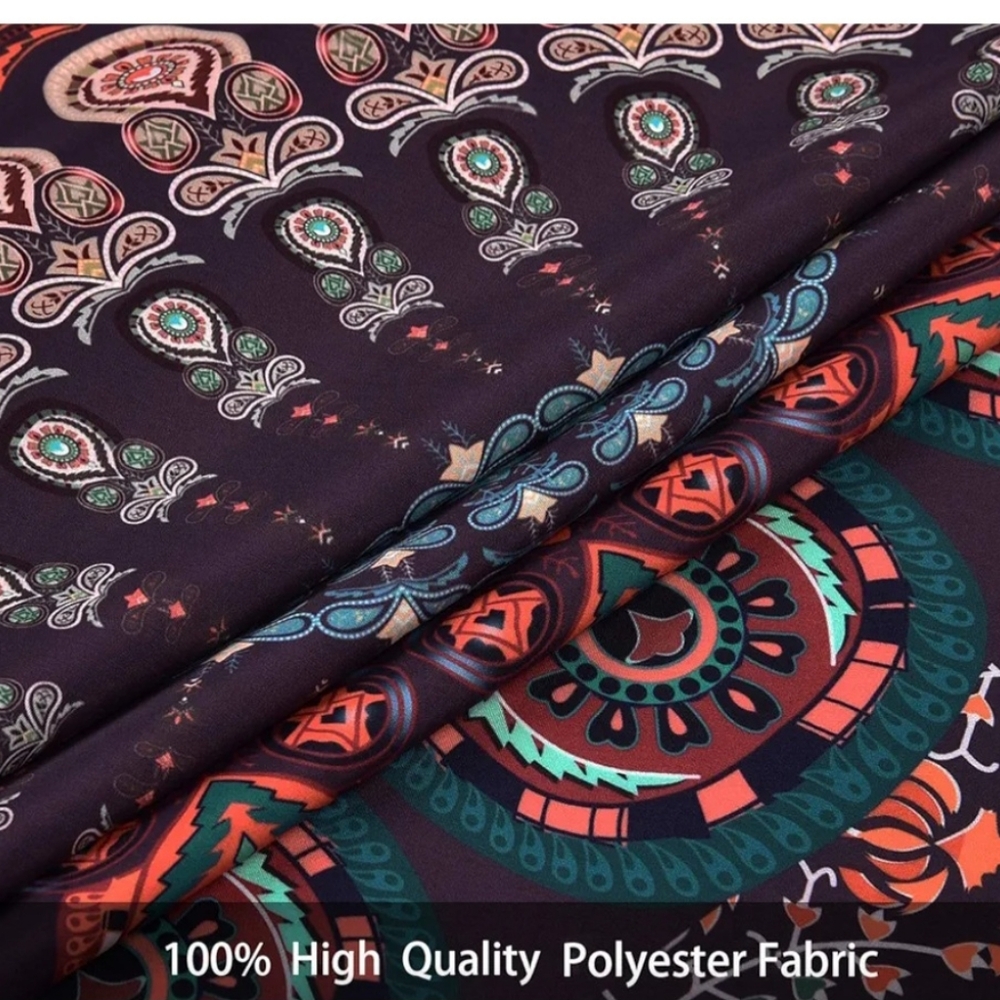 Boho Mandala Tapestry - Picture 2 of 3
